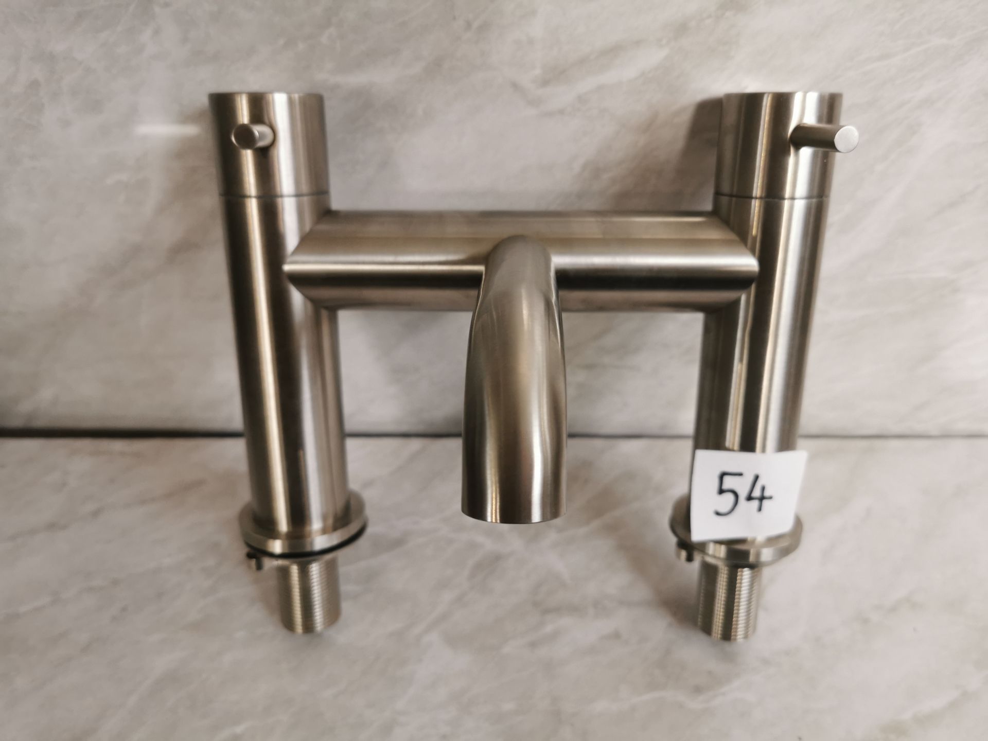 Stainless Steel Finish Bath Filler Tap Unit RRP £329