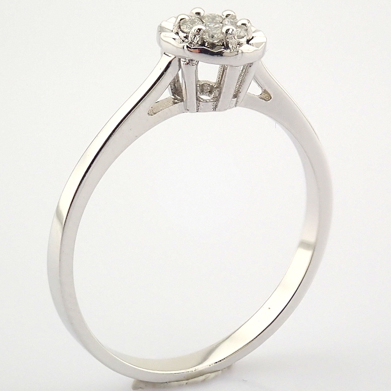 14K White Gold Diamond Ring - Image 2 of 7