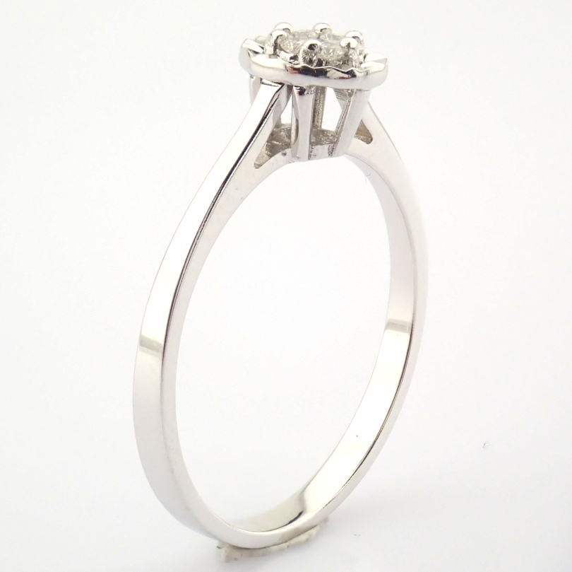 14K White Gold Diamond Ring - Image 3 of 7