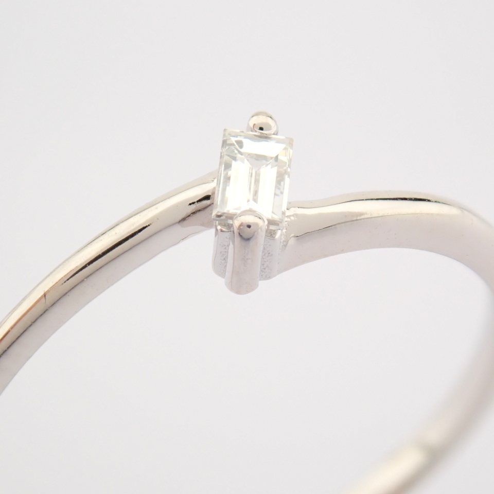 14K White Gold Diamond Ring - Image 8 of 12