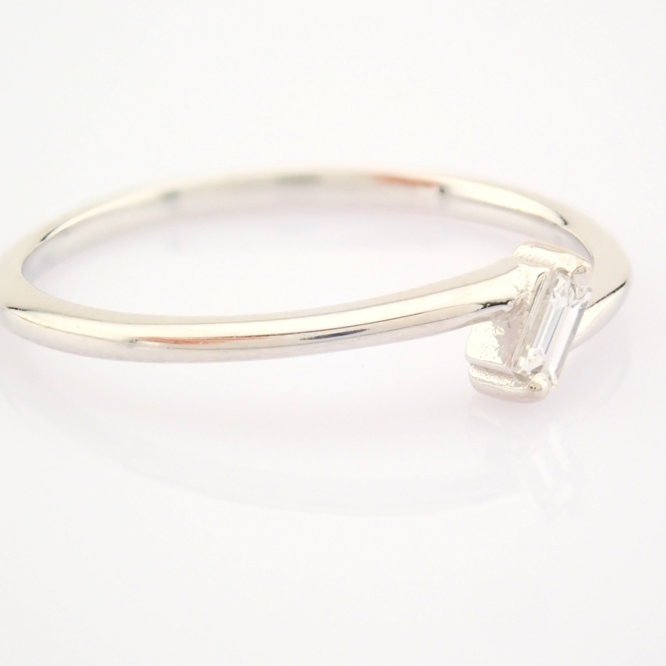 14K White Gold Diamond Ring - Image 10 of 12