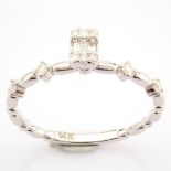 14K White Gold Diamond Ring