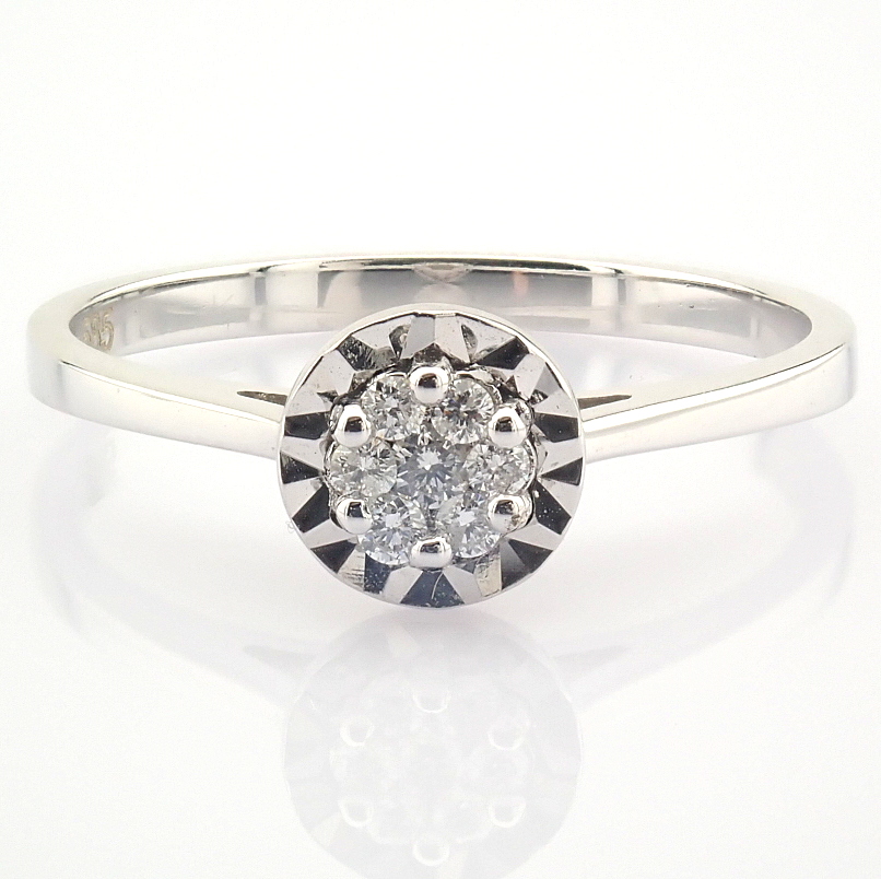 14K White Gold Diamond Ring - Image 5 of 7