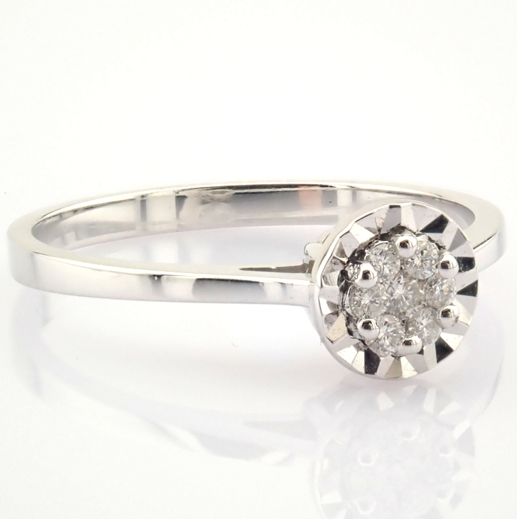 14K White Gold Diamond Ring - Image 6 of 7