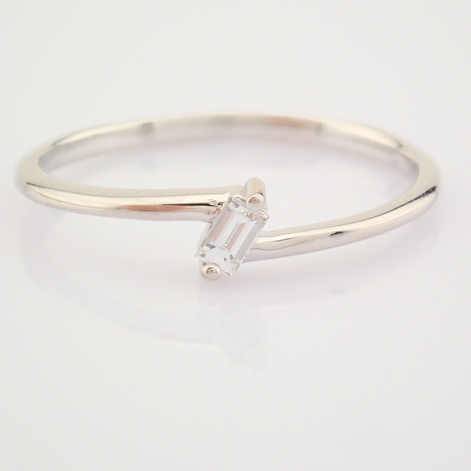 14K White Gold Diamond Ring - Image 9 of 12