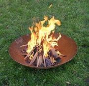 XL Large Steel Fire Bowl. 100cm Wood Burner_AHL-CF01