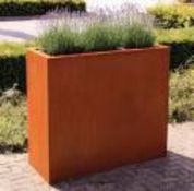 XX-Large Corten Steel Planter Rectangular - _AHL-CP17