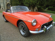 1971 MGB Roadster, chrome bumper