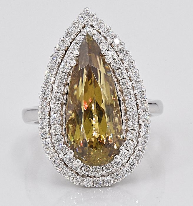 Ring Diamonds - 7.96 Ct. GIA Diaspore