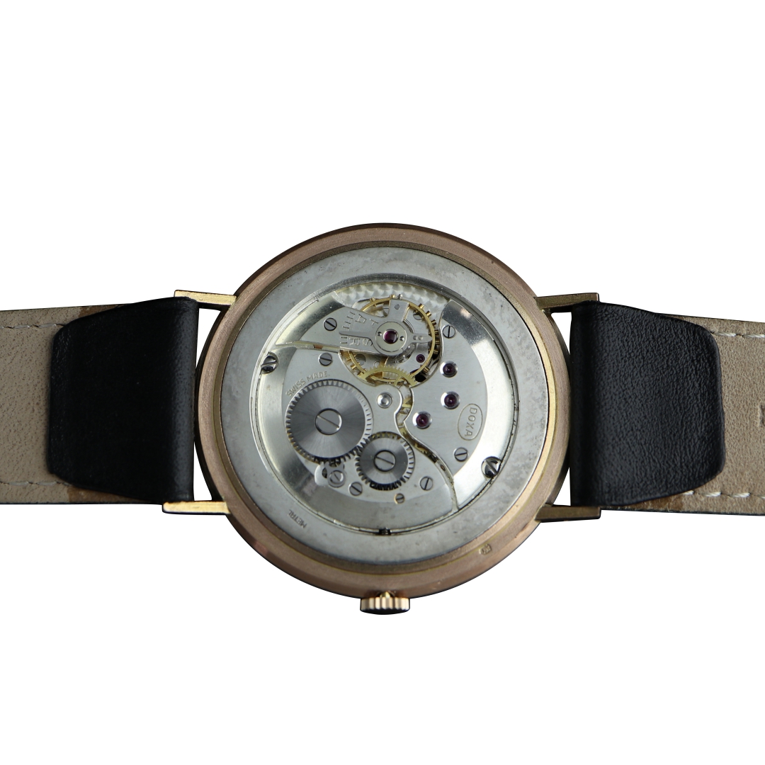 Doxa Jumbo 14k Gold Men's Vintage Watch - Image 13 of 19