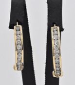 Yellow gold - Earrings - 2.68 Ct. Diamonds - GEORGE