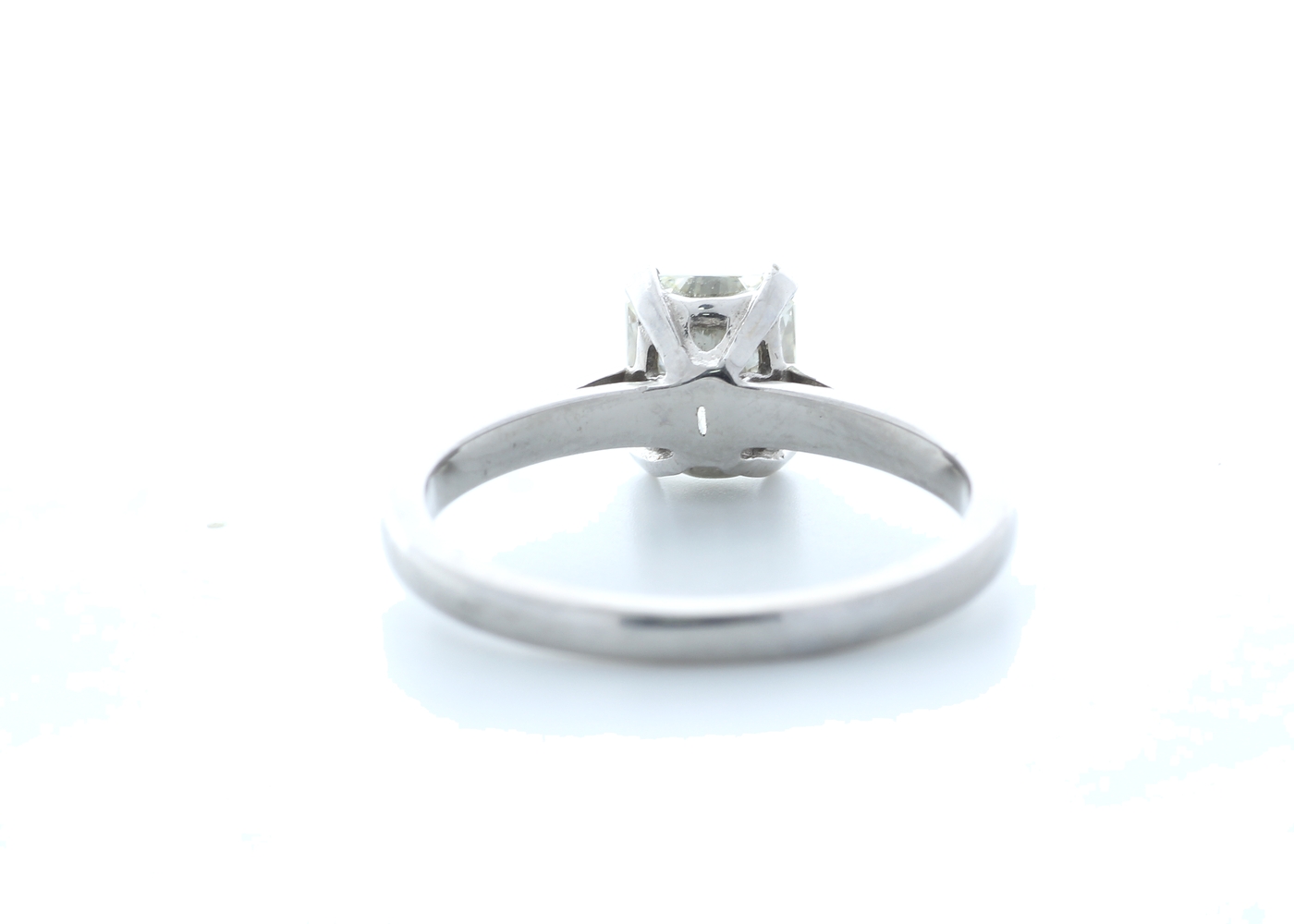 18ct White Gold Radiant Cut Diamond Ring 1.36 (1.19) Carats - Image 3 of 5