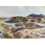 Watercolour signed G. M. Craig, (Gertrude Mary) Quinaig