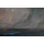 Beth Robertson Fiddes. Original Painting “Beach Fire, Sutherland”