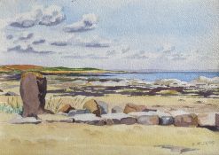 Watercolour signed G. M. Craig, (Gertrude Mary) Kingsbarns