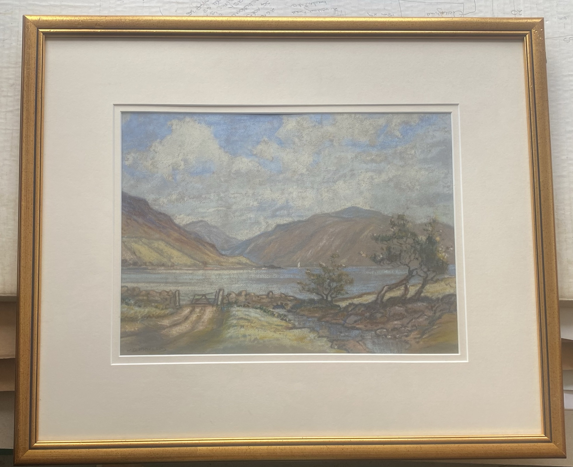 William Douglas Macleod Scottish 1892-1963 signed pastel “Glenelg” - Image 2 of 4