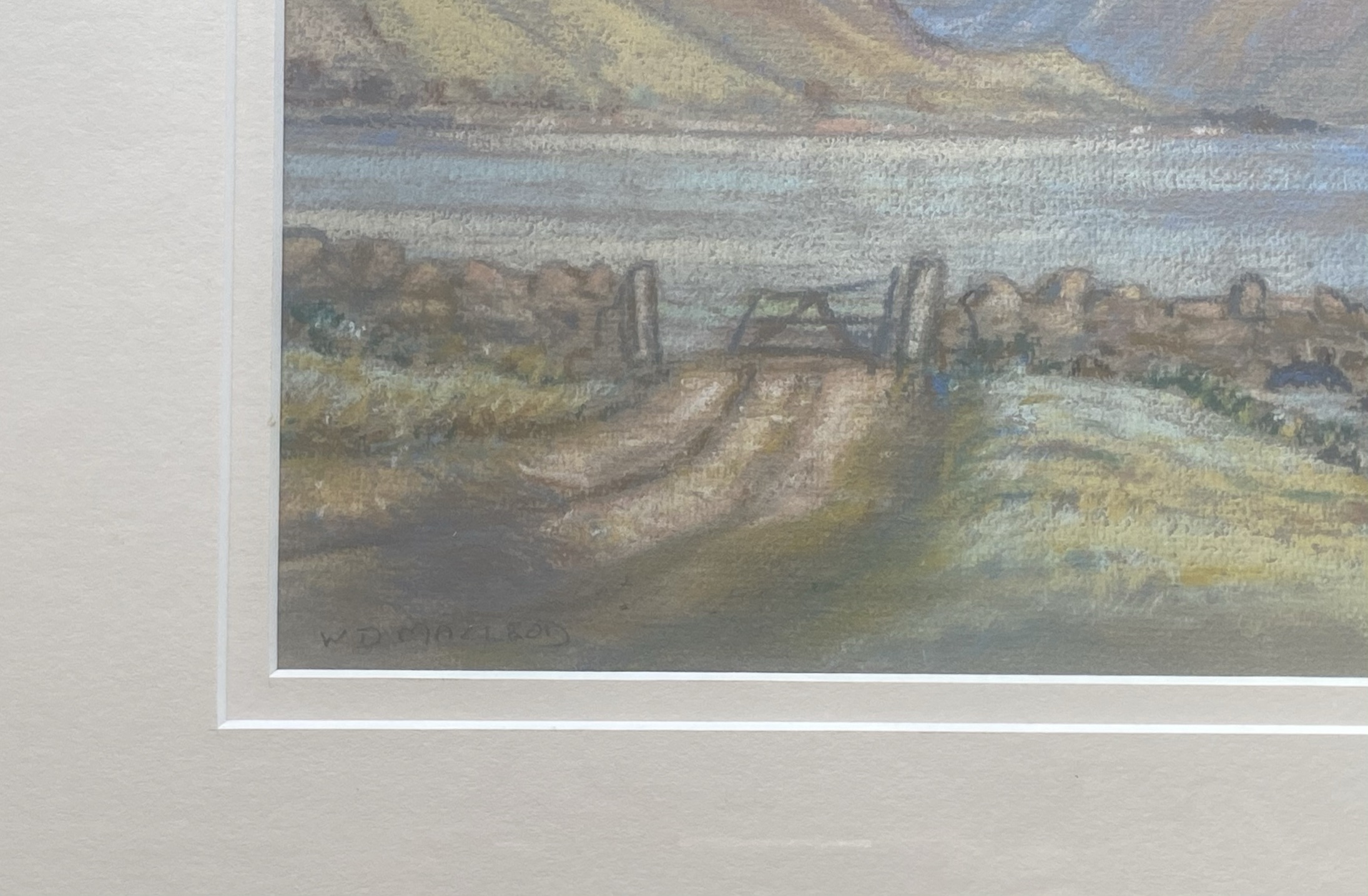 William Douglas Macleod Scottish 1892-1963 signed pastel “Glenelg” - Image 3 of 4