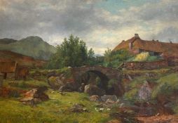 George Whitton Johnstone RSA RSW signed oil on Canvas Glen Lyon