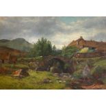 George Whitton Johnstone RSA RSW signed oil on Canvas Glen Lyon