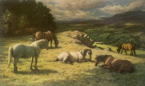 John Murray Thomson limited edition print “Highland Ponies