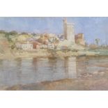 William Lee Hankey (1869–1952) RWS,RI,ROI,RE,NS signed watercolour "Villa Neuf Avignon"