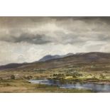 Frank Egginton RCA FIALL 1908 – 1990 signed watercolour Irish Landscape