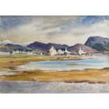 Watercolour signed G. M. Craig, (Gertrude Mary) Plocton in the Scottish Highlands