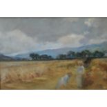 Joseph Milne (1857-1911) Oil on Panel. Scottish 19th Century Impressionist