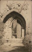 Albert George Petherbridge (1882-1934) Beaulieu Abbey Original Signed Etching