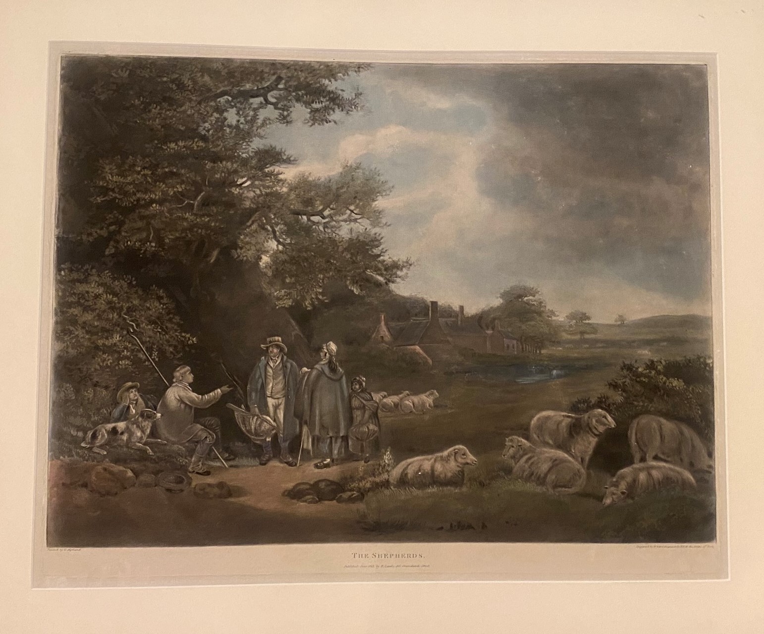 Pair of Engravings after George Moreland “The shepherds” and “The warrener” both Engraved by W York - Image 4 of 8