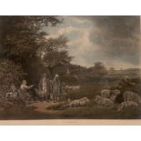 Pair of Engravings after George Moreland “The shepherds” and “The warrener” both Engraved by W York