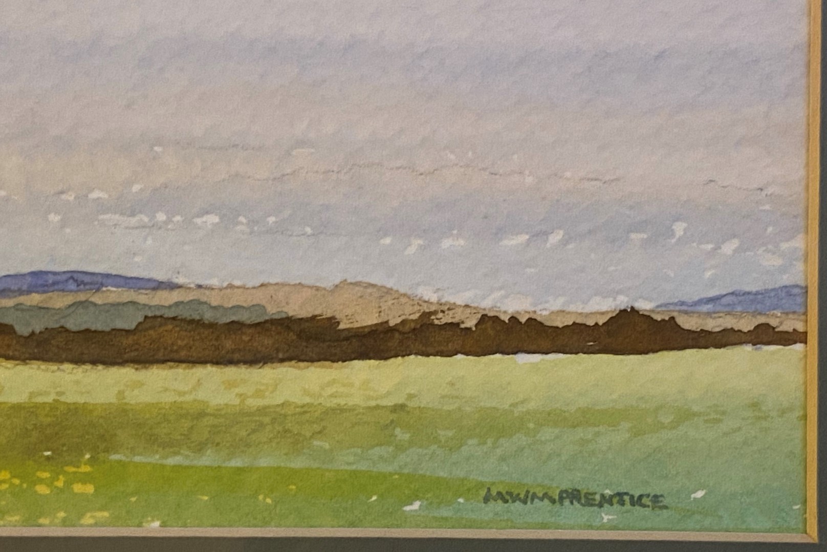 Martin W Prentice watercolour on paper “Near Carrbridge” - Image 2 of 4