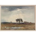 Wycliffe Eggington 1875-1951 Original signed watercolour "Nairnside Croft"