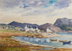 Watercolour signed G. M. Craig, (Gertrude Mary) Plocton , Scottish Highlands