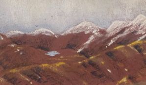 K Bell signed pastel “From Melvaig”