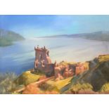 Anna Alexavia Original oil “Summer haze Urquhart castle”