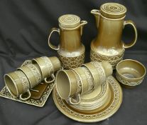 Vintage Beswick Coffee Service Zorba Pattern 18 Items in Total