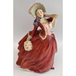 Vintage Royal Doulton Figure Autumn Breezes HN 1934