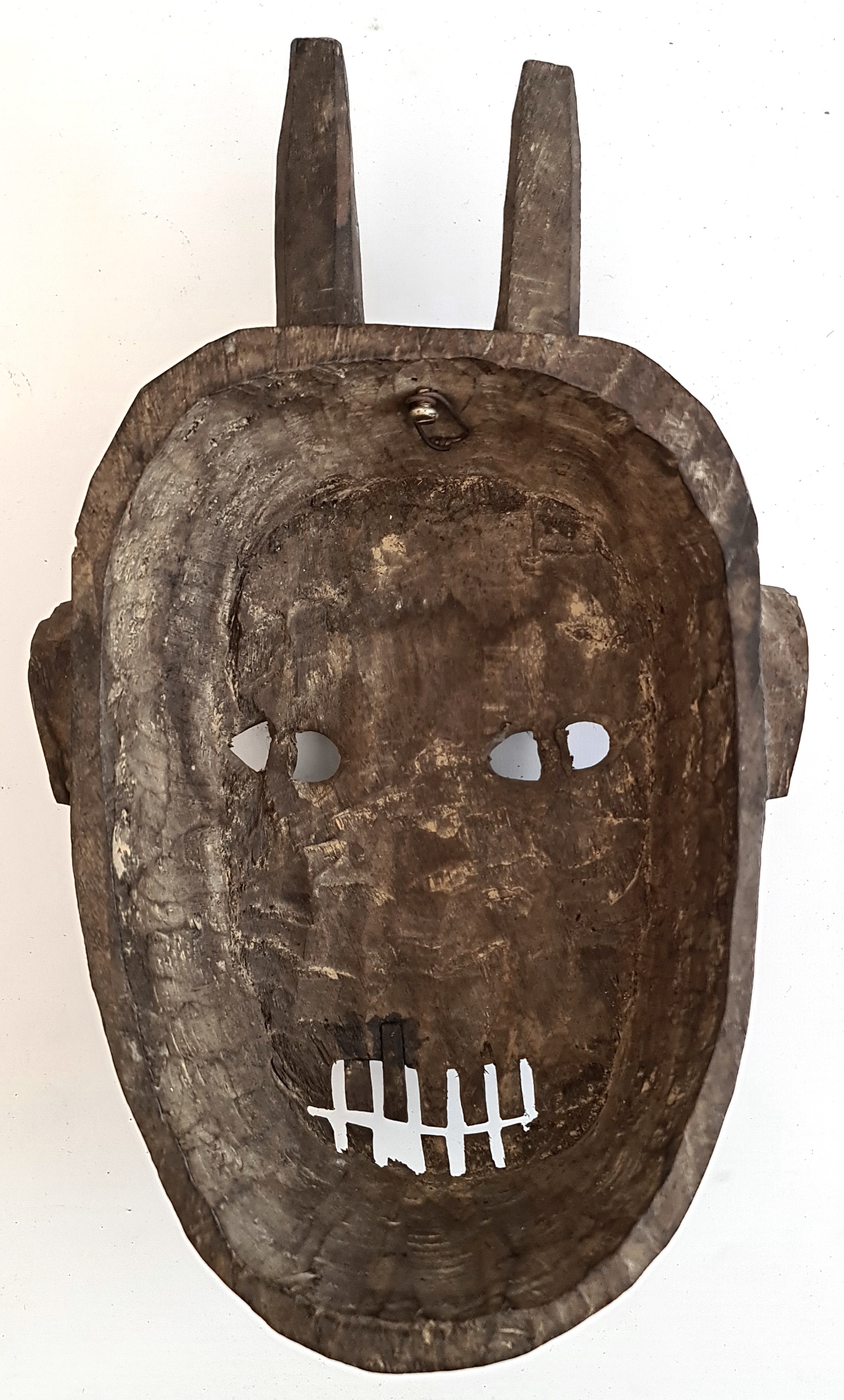 Vintage African Wood Tribal Mask - Image 2 of 2