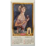 Vintage 1974 Coca Cola Wall Calendar