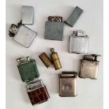 Vintage Collection of 8 Assorted Collectable Lighters