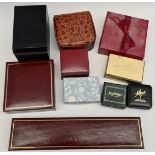 Vintage Collection of Jewellery & Watch Boxes Total of 10