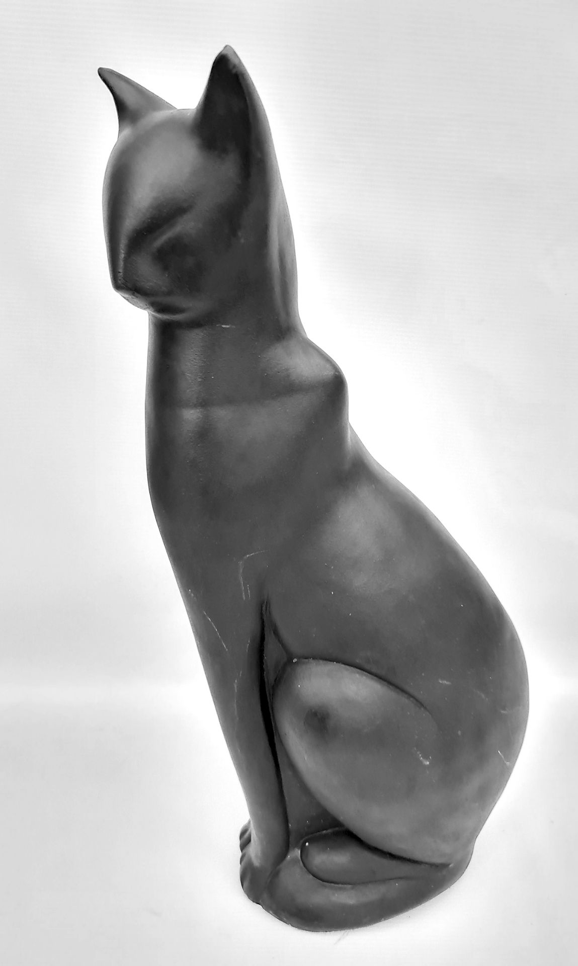 Large Resin Cat Sculpture