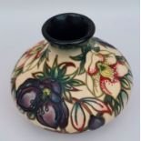 Vintage Moorcroft Pottery Vase 6" x 3" tall