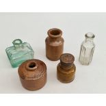 Antique 5 Assorted Collectable Bottles