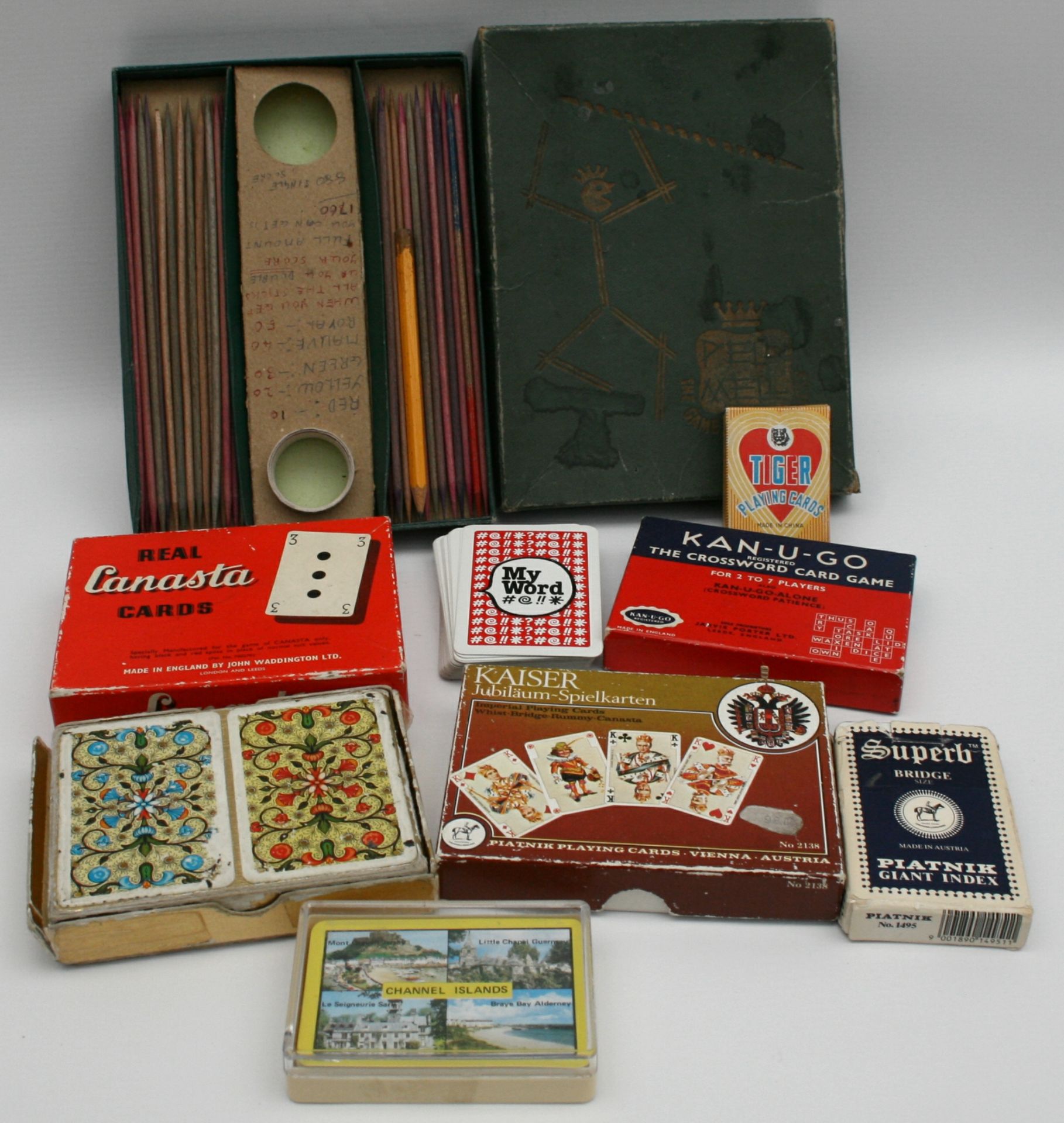 Vintage Parcel of Playing Cards & Games