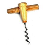 Pocket Wooden Handled Corkscrew Collectable