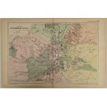 Antique Map 1899 G. W Bacon & Co Plan of Tunbridge Wells