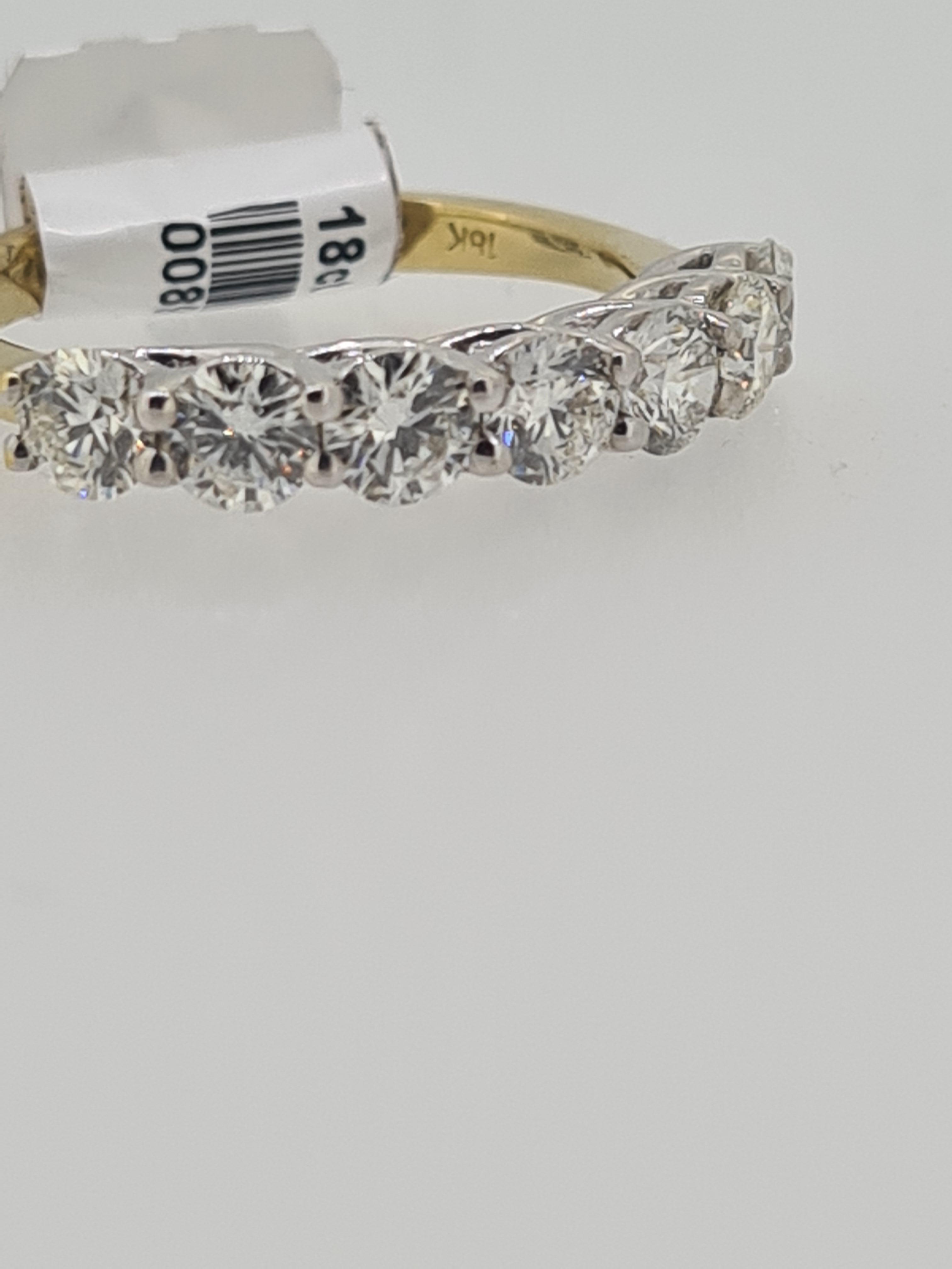 18ct yellow and white gold diamond ring - Image 4 of 4