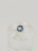 Aquamarine round cut gem stone